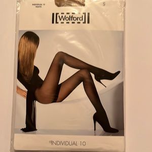 Wolford individual 10 tights small sand